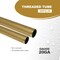 Everflow Threaded Tube for Tubular Drain Applications, 20GA Brass 1-1/2"x12" 22512-20 - alternate 5